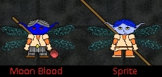 New Races: Sprites and Moon Bloods